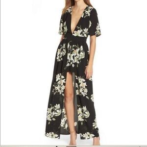 Socialite Shorts Jumpsuit With Maxi Skirt